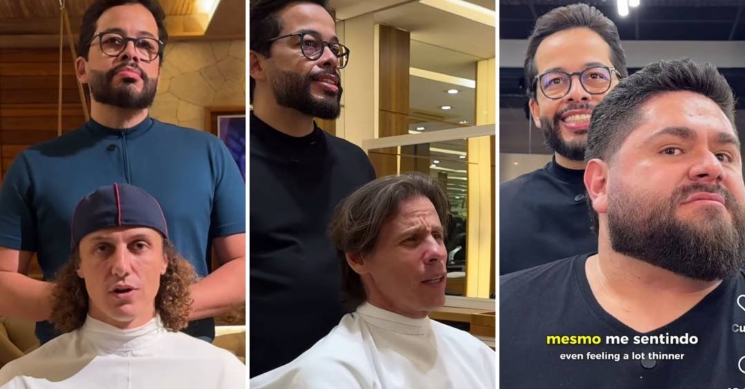 O barbeiro que faz os clientes chorarem: de Danilo...