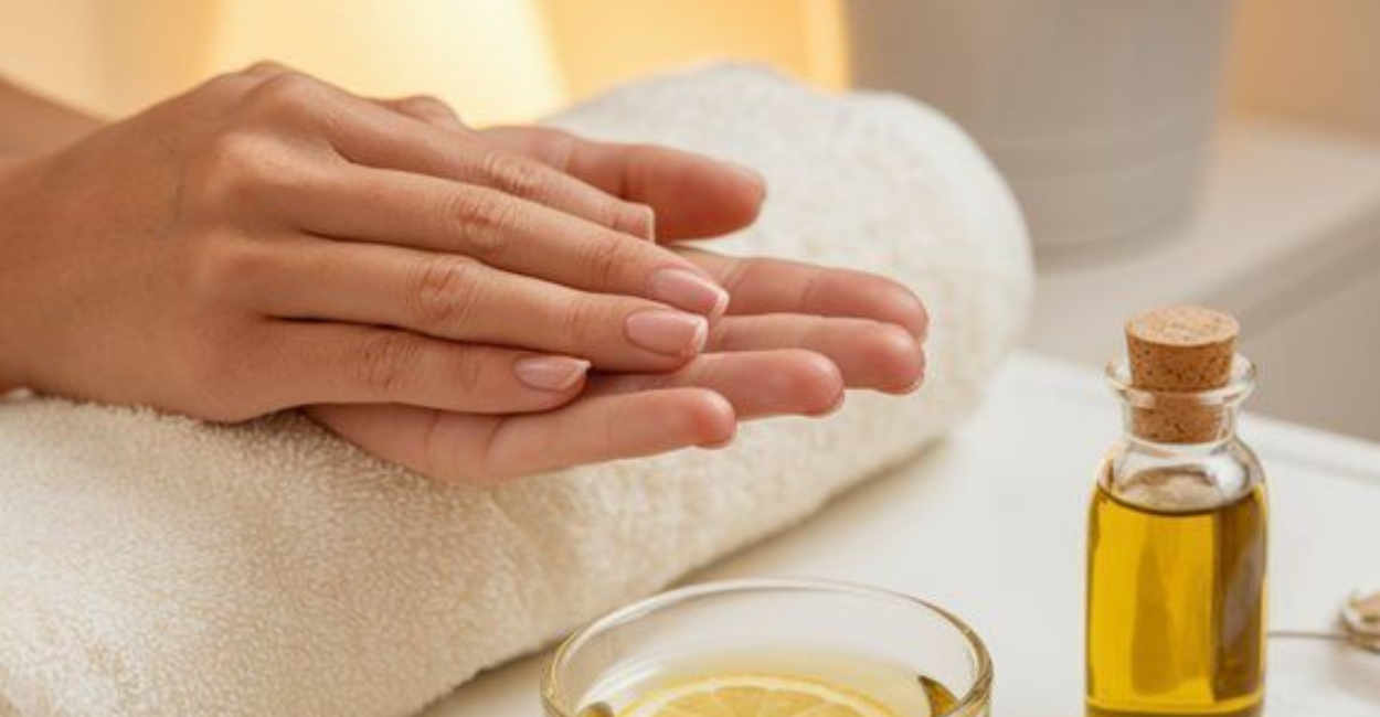 hidratação das unhas