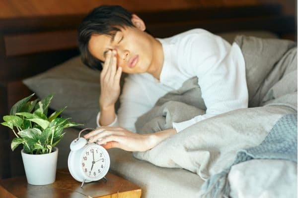 não dormir o suficiente