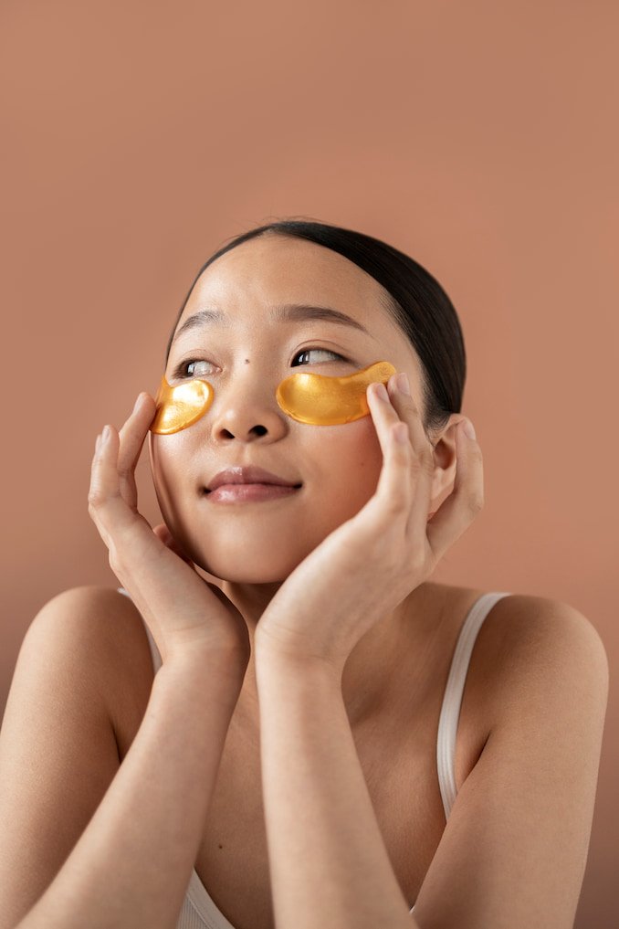 vista-frontal-mulher-fazendo-skincare-coreano